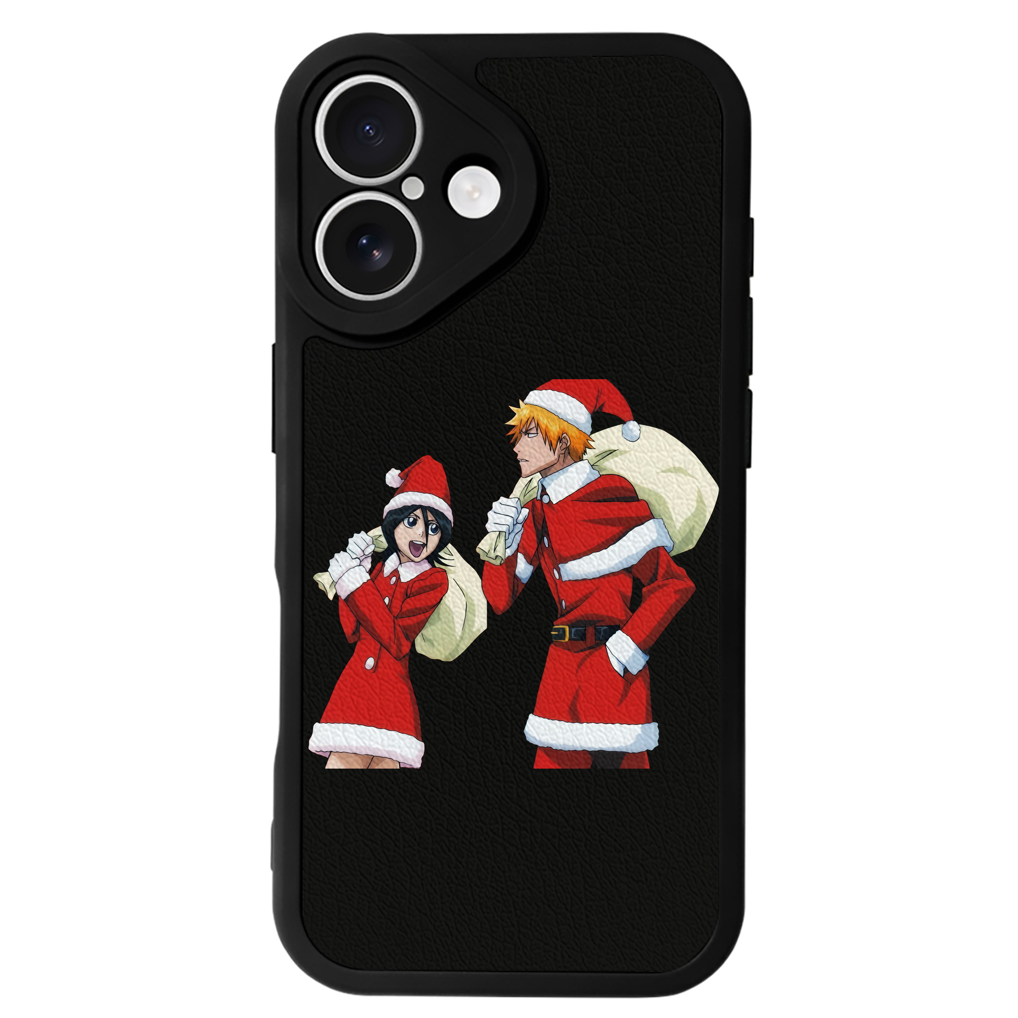 （画像用） ブリーチ 朽木ルキア BLEACH Kuchiki Rukia 【iPhone 16シリーズ対応】シリコンスマホケース（レザー調） 材質：シリコン